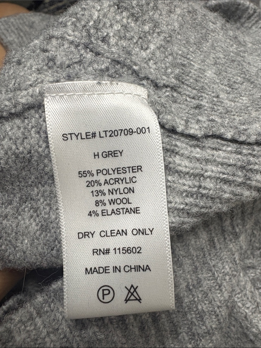 All in Favor Gray V-Neck Cropped Button Cardigan - Picture 9 of 9